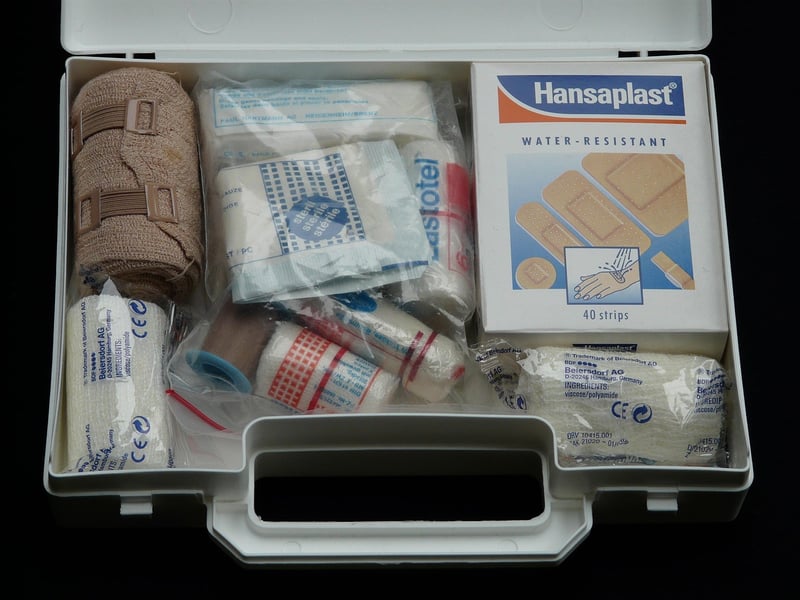 First aid kit for emergencies